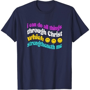 image:imageI can do all things inspirational gift TShirtNavy Blue