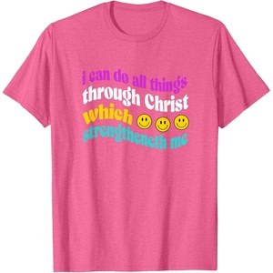 image:imageI can do all things inspirational gift TShirtPink Heather