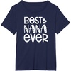 image:imageBest Nana Ever  Great gift for Grandmas Nanas and More TShirtNavy Blue