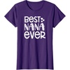 image:imageBest Nana Ever  Great gift for Grandmas Nanas and More TShirtPurple