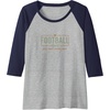image:imageFootball Mom All Day Every Day  Sports Mom Gifts Raglan Baseball TeeNavy BlueAthletic Heather