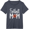 image:imageFootball Mom Sports Gift TShirtHeather Blue