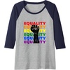 image:imageEquality  LGBTQIA Gifts Pride Gifts Raglan Baseball TeeNavy BlueAthletic Heather