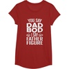 image:imageYou Say Dad Bod I Say Father Figure  Funny Gift for Dad TShirtCranberry Red