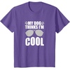 image:imageCool Dog  Gift for Dog Lovers TShirt for Men Women KidsPurple Heather