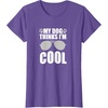image:imageCool Dog  Gift for Dog Lovers TShirt for Men Women KidsPurple Heather
