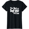 image:imageDogfather Gift for Dog Lovers Pet Owners Dog Dad TShirtBlack
