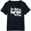 image:imageDogfather Gift for Dog Lovers Pet Owners Dog Dad TShirtBlack