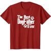 image:imageDogfather Gift for Dog Lovers Pet Owners Dog Dad TShirtCranberry Red