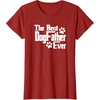 image:imageDogfather Gift for Dog Lovers Pet Owners Dog Dad TShirtCranberry Red