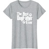 image:imageDogfather Gift for Dog Lovers Pet Owners Dog Dad TShirtHeather Grey