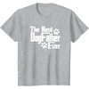 image:imageDogfather Gift for Dog Lovers Pet Owners Dog Dad TShirtHeather Grey