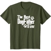 image:imageDogfather Gift for Dog Lovers Pet Owners Dog Dad TShirtOlive Green