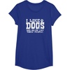 image:imageI Like Dogs and Maybe Like 3 People  Dog Lover Gift TShirt for Men Women Girls KidsRoyal Blue