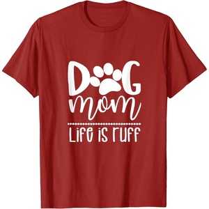 image:imageDog Mom  Great gift for Women Friends Mom TShirtCranberry Red