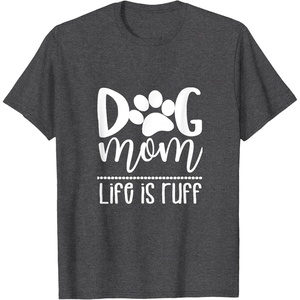 image:imageDog Mom  Great gift for Women Friends Mom TShirtDark Heather Grey