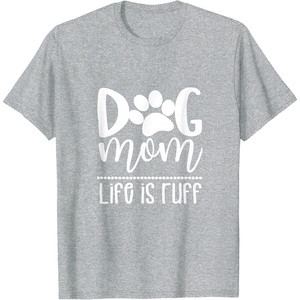 image:imageDog Mom  Great gift for Women Friends Mom TShirtHeather Grey