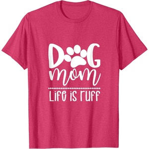 image:imageDog Mom  Great gift for Women Friends Mom TShirtRed Heather