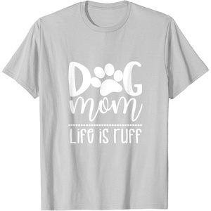 image:imageDog Mom  Great gift for Women Friends Mom TShirtSilver Grey