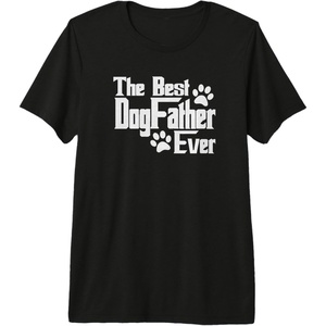 image:imageDogfather Gift for Dog Lovers Pet Owners Dog Dad Premium TriBlend TShirtBlack