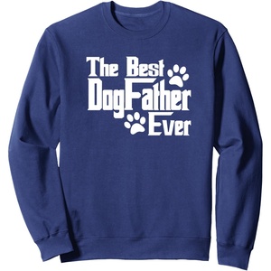 image:imageDogfather Gift for Dog Lovers Pet Owners Dog Dad SweatshirtNavy Blue
