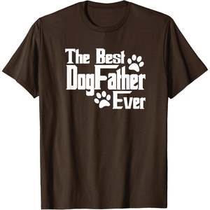 image:imageDogfather Gift for Dog Lovers Pet Owners Dog Dad TShirtBrown
