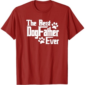 image:imageDogfather Gift for Dog Lovers Pet Owners Dog Dad TShirtCranberry Red