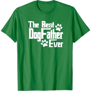 image:imageDogfather Gift for Dog Lovers Pet Owners Dog Dad TShirtKelly Green