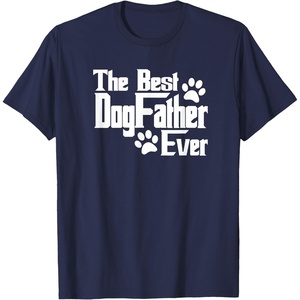 image:imageDogfather Gift for Dog Lovers Pet Owners Dog Dad TShirtNavy Blue