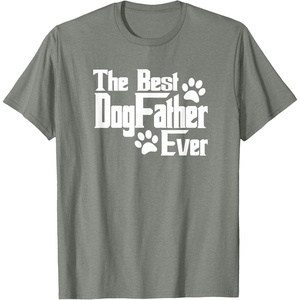 image:imageDogfather Gift for Dog Lovers Pet Owners Dog Dad TShirtOlive Heather