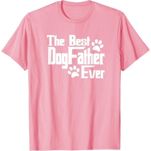 image:imageDogfather Gift for Dog Lovers Pet Owners Dog Dad TShirtPink