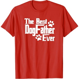 image:imageDogfather Gift for Dog Lovers Pet Owners Dog Dad TShirtRed