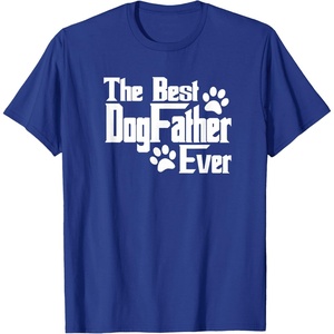 image:imageDogfather Gift for Dog Lovers Pet Owners Dog Dad TShirtRoyal Blue
