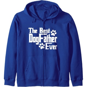 image:imageDogfather Gift for Dog Lovers Pet Owners Dog Dad Zip HoodieRoyal Blue