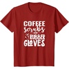 image:imageCoffee Scrubs  Great gift for Nurses Medical Workers TShirtCranberry Red