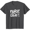 image:imageNurse Life  Great gift for Nurses Medical Workers TShirtDark Heather Grey