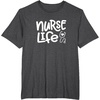 image:imageNurse Life  Great gift for Nurses Medical Workers TShirtDark Heather Grey