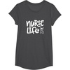 image:imageNurse Life  Great gift for Nurses Medical Workers TShirtDark Heather Grey