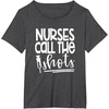 image:imageNurses Call the ShotsGreat gift for Nurses Medical Workers TShirtDark Heather Grey