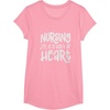 image:imageNursing Work of HeartGreat gift for Nurses Medical Workers TShirtPink