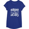 image:imageNursing Work of HeartGreat gift for Nurses Medical Workers TShirtRoyal Blue