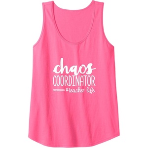 image:imageChaos Coordinator  Great gift for Teachers Tank TopNeon Pink