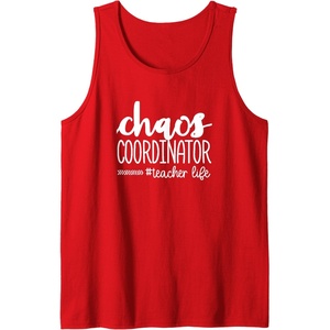 image:imageChaos Coordinator  Great gift for Teachers Tank TopRed