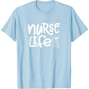 image:imageNurse Life  Great gift for Nurses Medical Workers TShirtBaby Blue