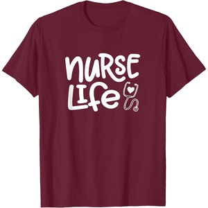 image:imageNurse Life  Great gift for Nurses Medical Workers TShirtBurgundy