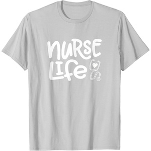 image:imageNurse Life  Great gift for Nurses Medical Workers TShirtSilver Grey