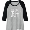 image:imageTeaching is My Jam  Unique Gift for Teachers Raglan Baseball TeeBlackAthletic Heather