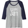 image:imageTeaching is My Jam  Unique Gift for Teachers Raglan Baseball TeeNavy BlueAthletic Heather