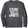 image:imageTeaching is My Jam  Great gift for Teachers Long Sleeve TShirtDark Heather Grey