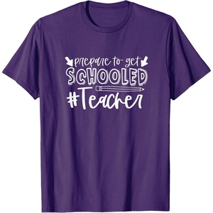 image:imagePrepared to Get Schooled  Great gift for Teachers TShirtPurple